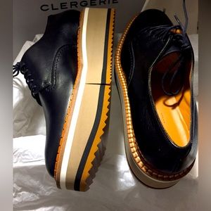 Robert Clergerie Berlin 3 Platform Oxford (Black) (NEW - never worn)